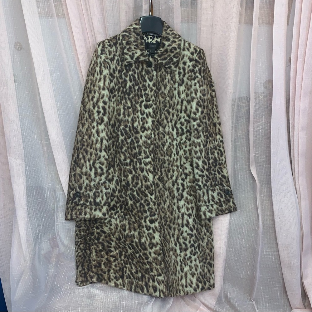 J.Crew Cheetah Printed Coat
